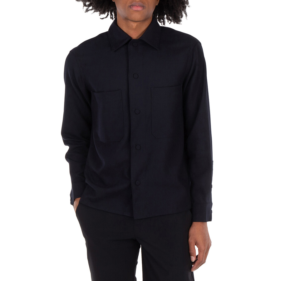 Patch Pockets Long-Sleeve Shirt