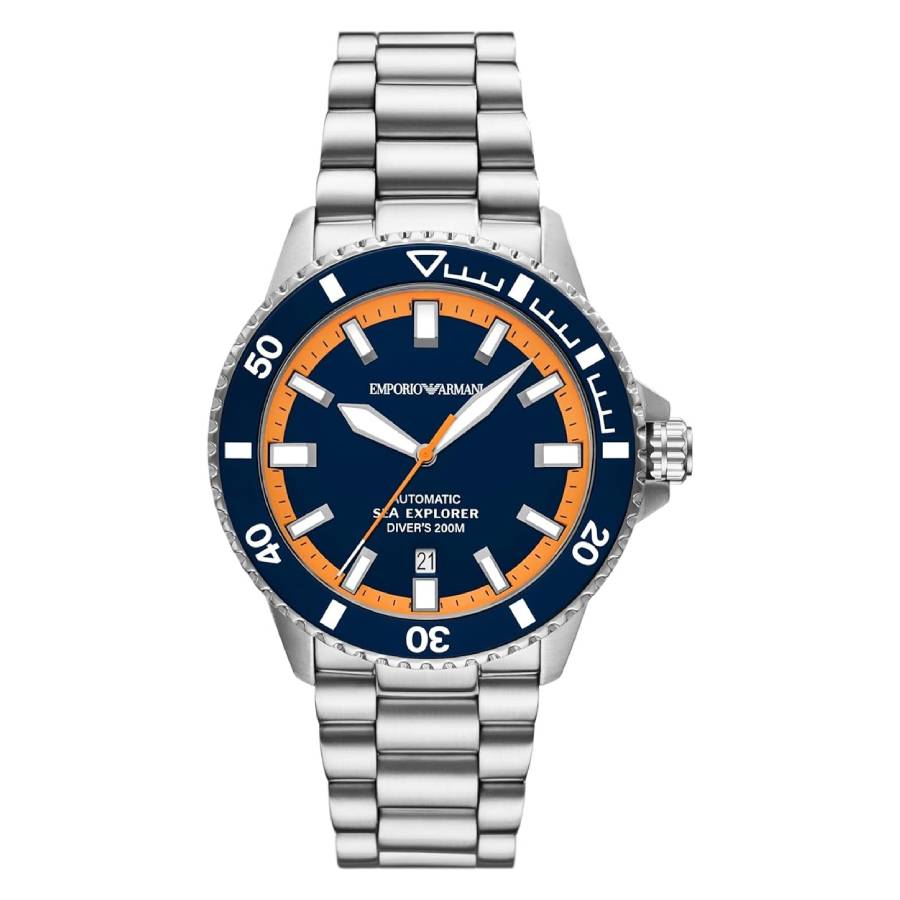 Emporio Armani Sea Explorer Automatic Blue Dial Men's Watch