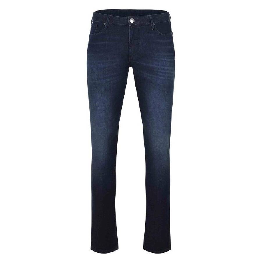 Siganture Straight Leg Denim Jeans, Waist Size 36