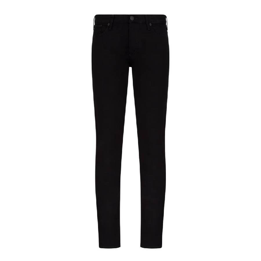 Slim Fit Washed Cotton Jeans, Waist Size 36