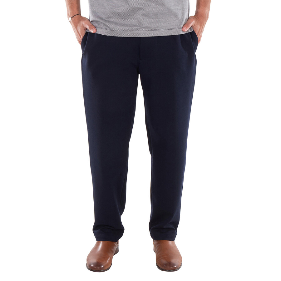 Straight-Leg Tailored-Cut Trousers
