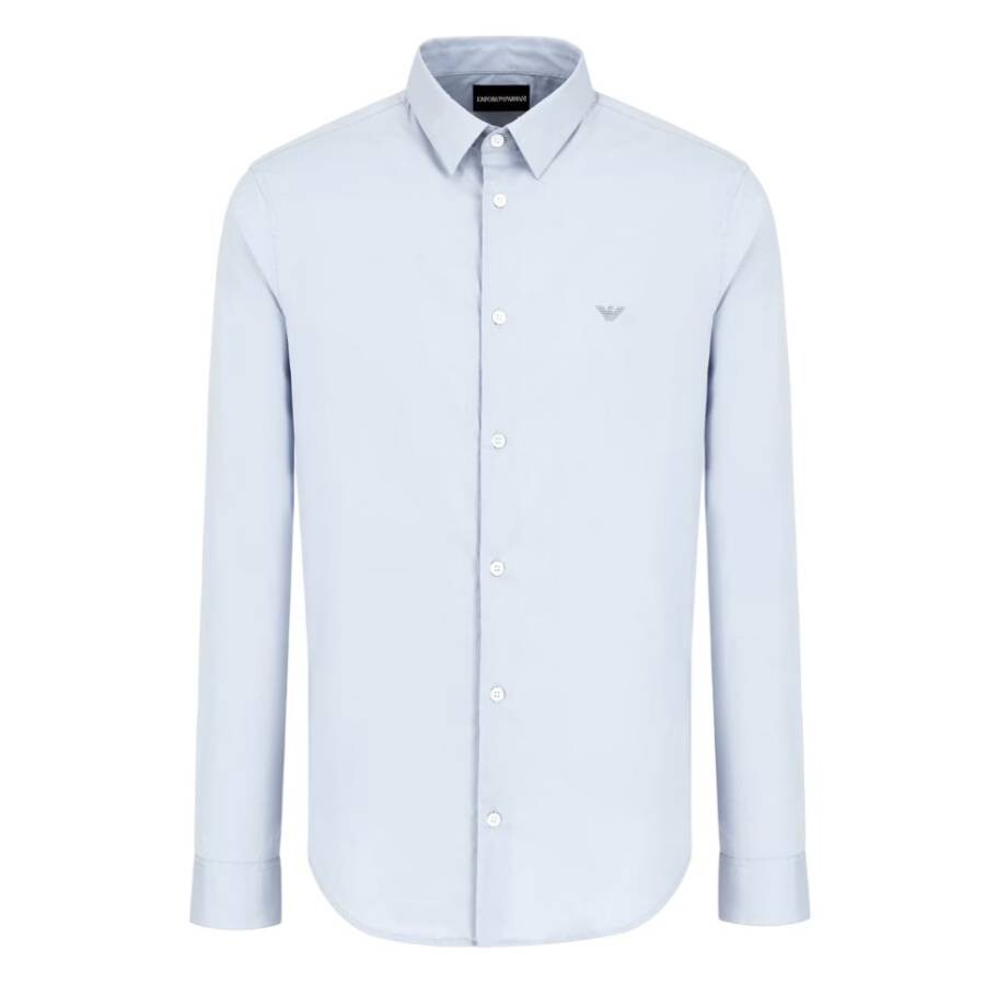 Stretch Nylon-Blend Long-Sleeved Shirt