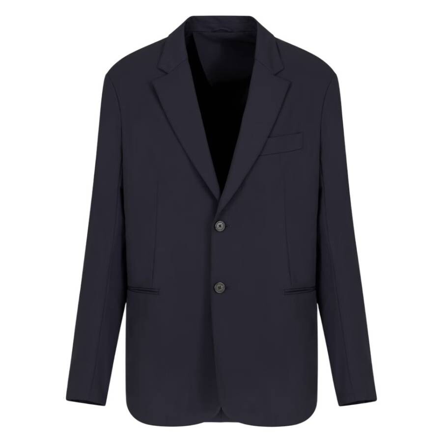 Stretch-Nylon Single-Breasted Blazer