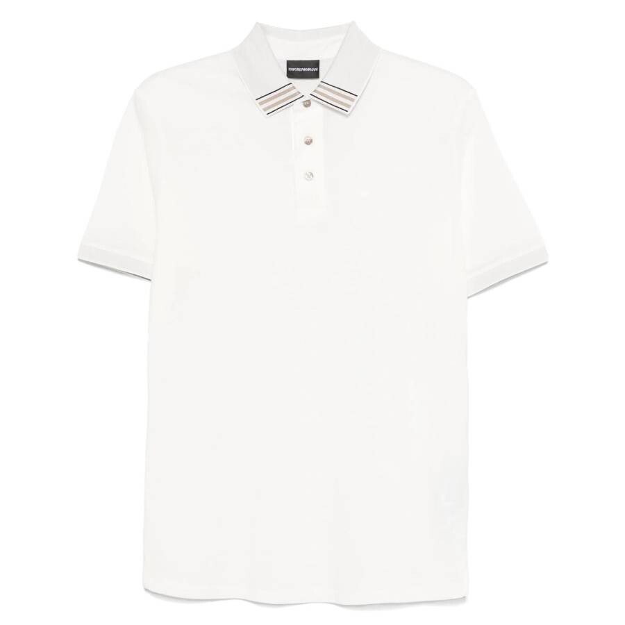 Stripe Detailed Polo Shirt