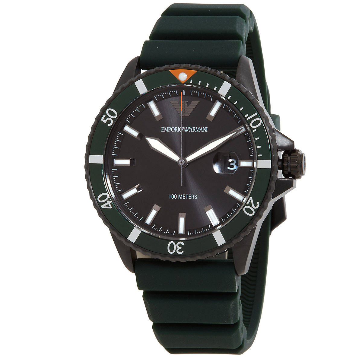 Emporio Armani Three-Hand Quartz Black Dial Men's Watch AR11464 ...
