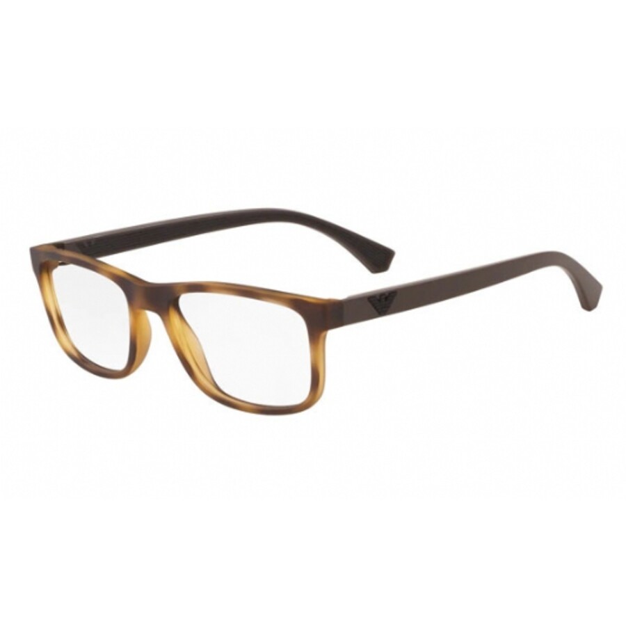 Emporio Armani Unisex Tortoise Square Eyeglass Frames EA3147F508955