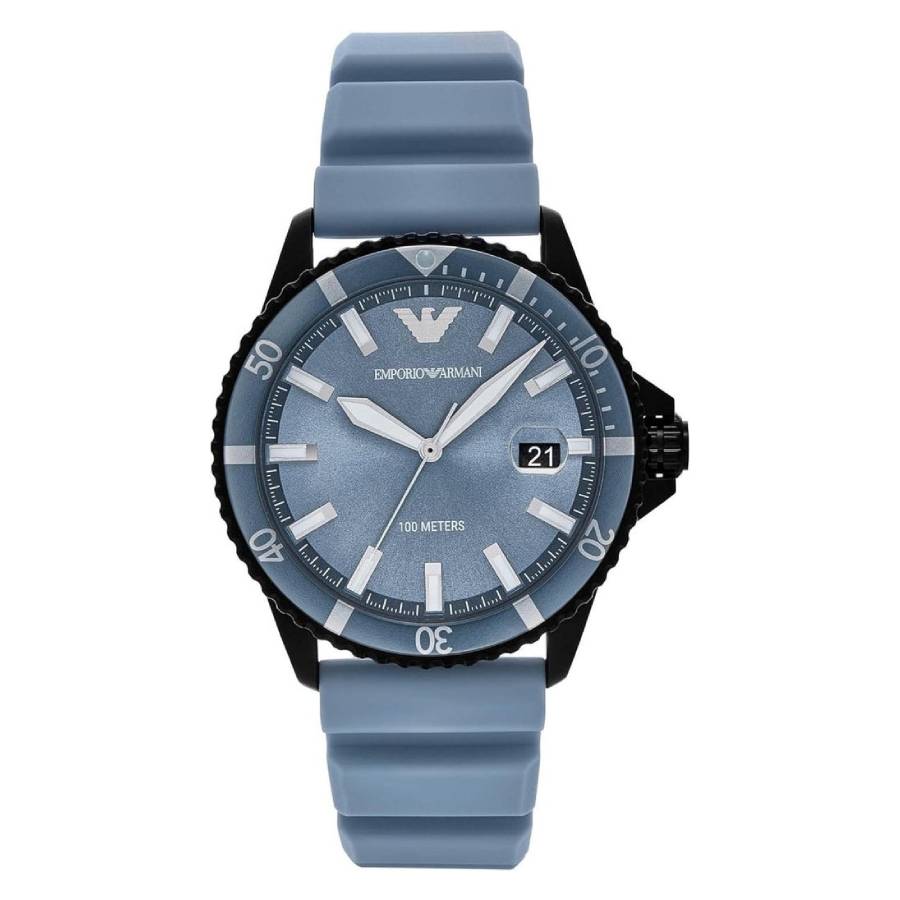 Emporio Armani World Explorer Quartz Blue Dial Men's Watch AR11685
