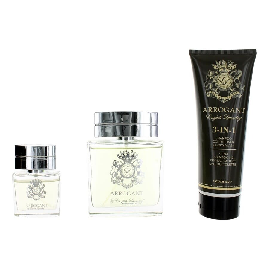English Laundry Men's Arrogant Gift Set Fragrances 819029018114