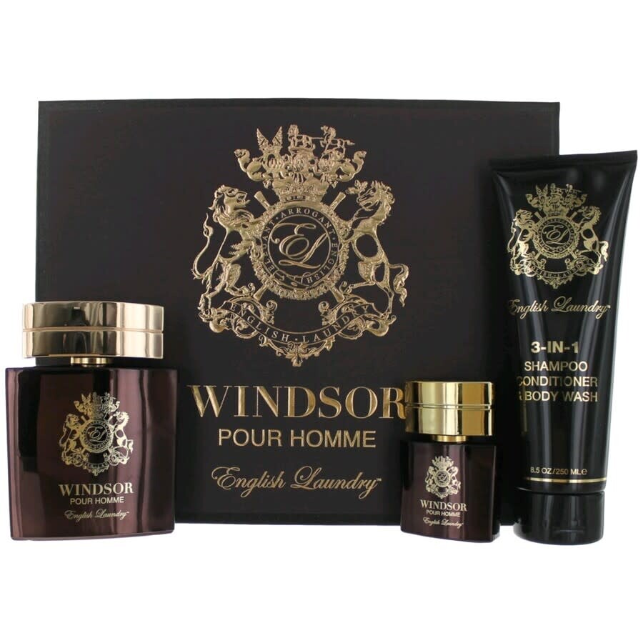 English Laundry Men's Windsor 3.4 oz Gift Set Fragrances 819029015144