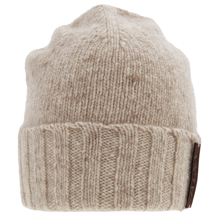 Ermenegildo Zegna Beige Oasi Cashmere Beanie