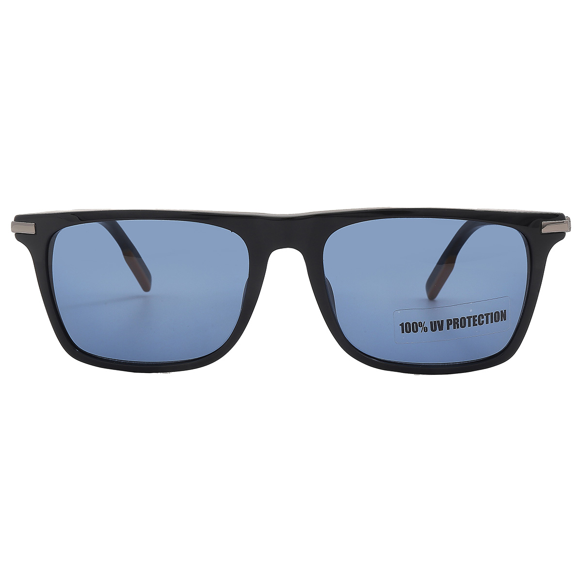 Zegna Ermenegildo Zegna Blue Rectangular Men's Sunglasses EZ0204