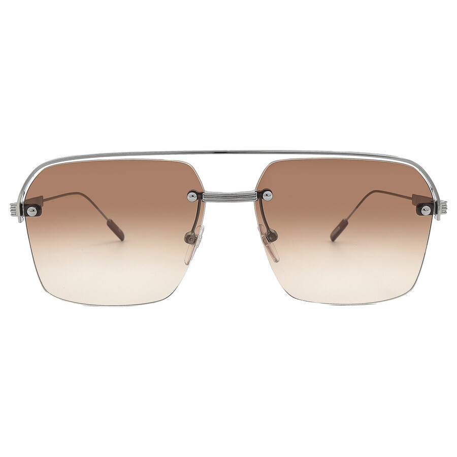 Zegna Ermenegildo Zegna Brown Gradient Navigator Men's Sunglasses
