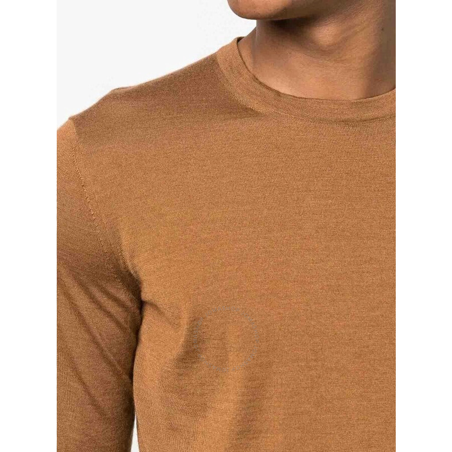 Ermenegildo Zegna Cashmere And Silk-blend Sweater In Beige