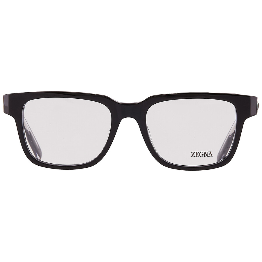 Ermenegildo Zegna Black Men Optical Frames In Black