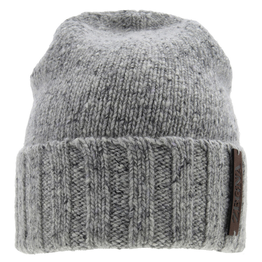 Ermenegildo Zegna Grey Oasi Cashmere Beanie In Grey