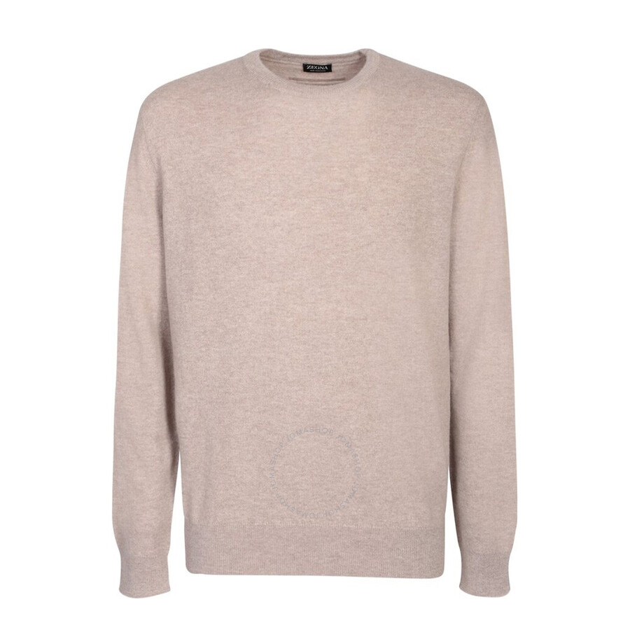 Ermenegildo Zegna Oasi Fine Knit Jumper In Beige