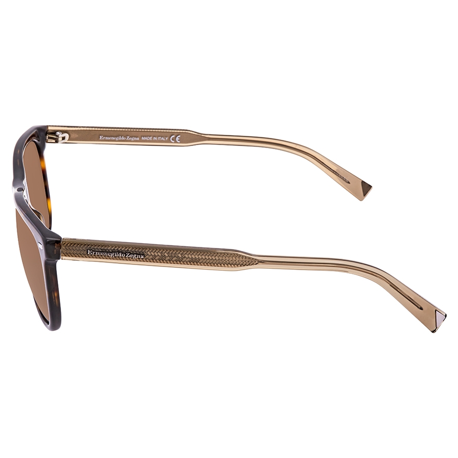 Ermenegildo Zegna Roviex Polarized Rectangular Men's Sunglasses