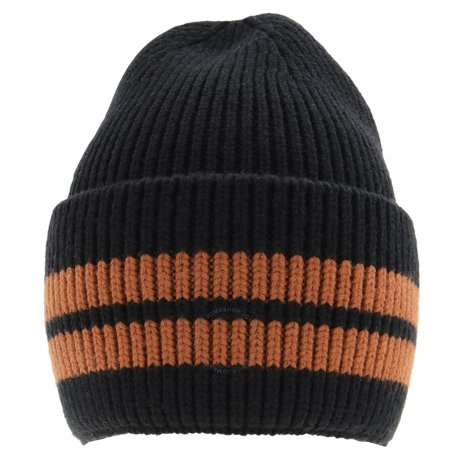 Ermenegildo Zegna Techmerino Wool Beanie In Black