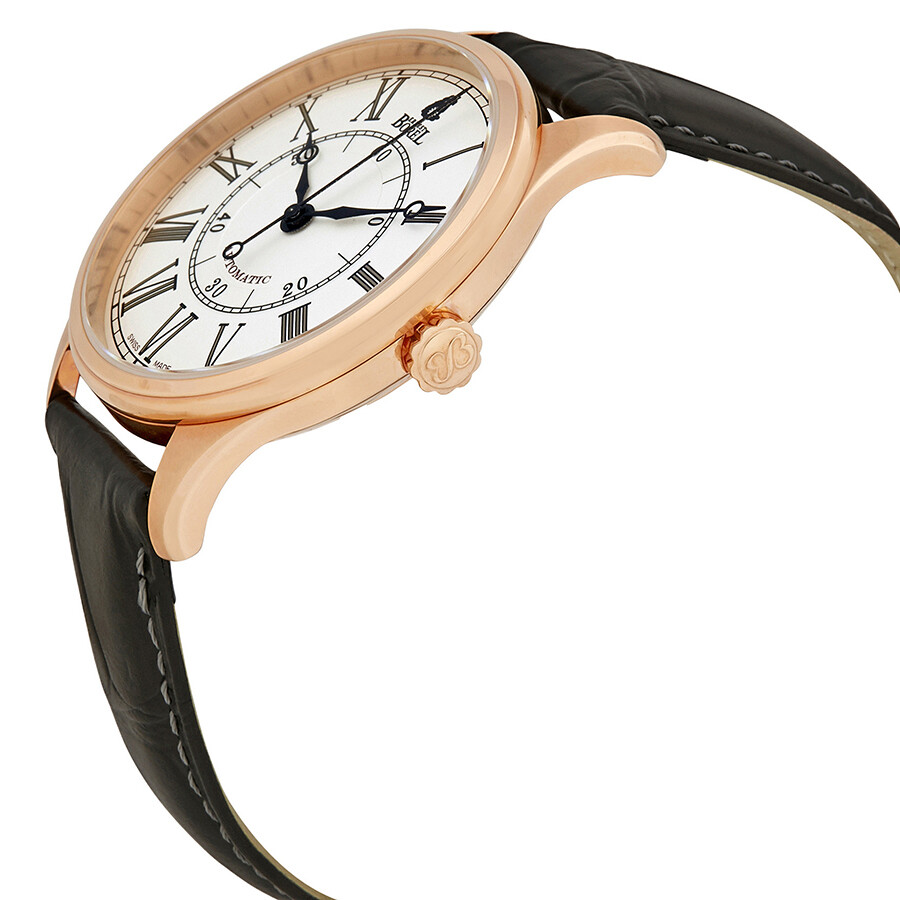 Ernest Borel Retro White Dial Automatic Men's Watch GGR818028551BK