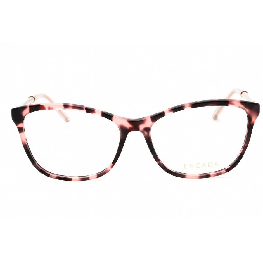 Escada Ladies Brown Rectangular Eyeglass Frames Vesd60