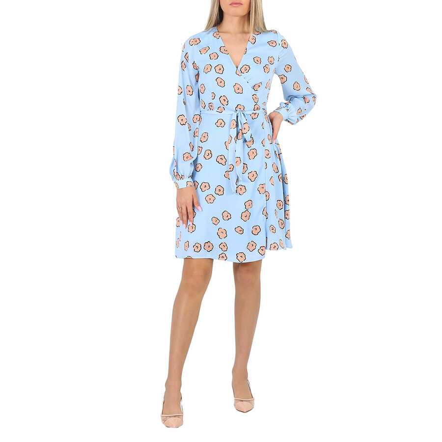 Floral Print Wrap Dress