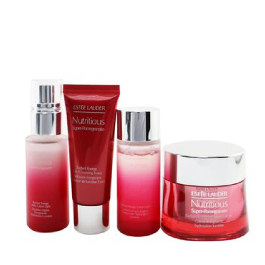 Shop Estée Lauder Estee Lauder Ladies Nutritious Super-pomegranate Reveal A Rosy Radiance Set Gift Set Skin Care 88716 In Creme