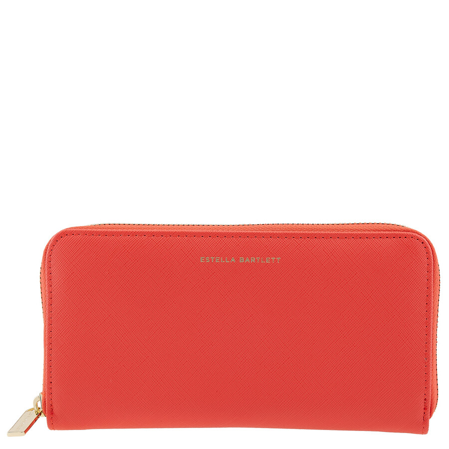 Estella Bartlett Coral Zip-around Continental Wallet In Pink