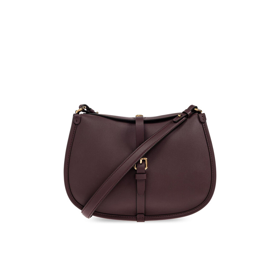 Etro Medium Pony Calf Leather Shoulder Bag In Red