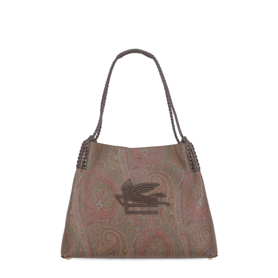 Etro Libra Tote Bag In Brown