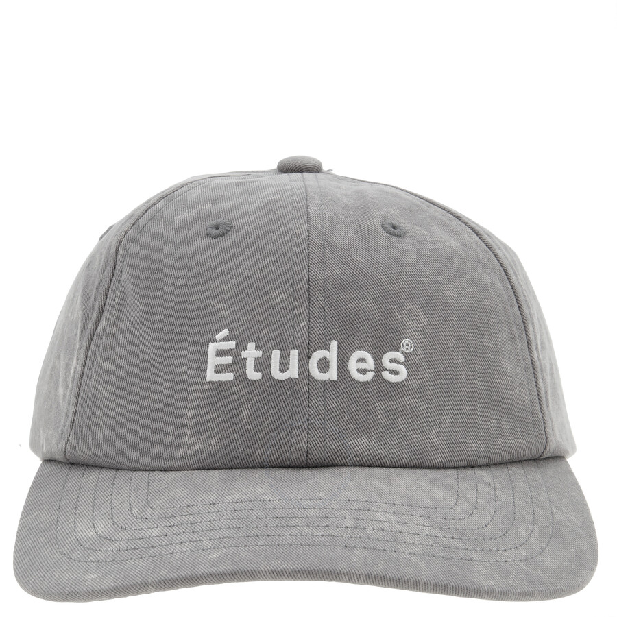 Etudes Booster Logo Embroidered Cap E24NM900A01883-DK GREY
