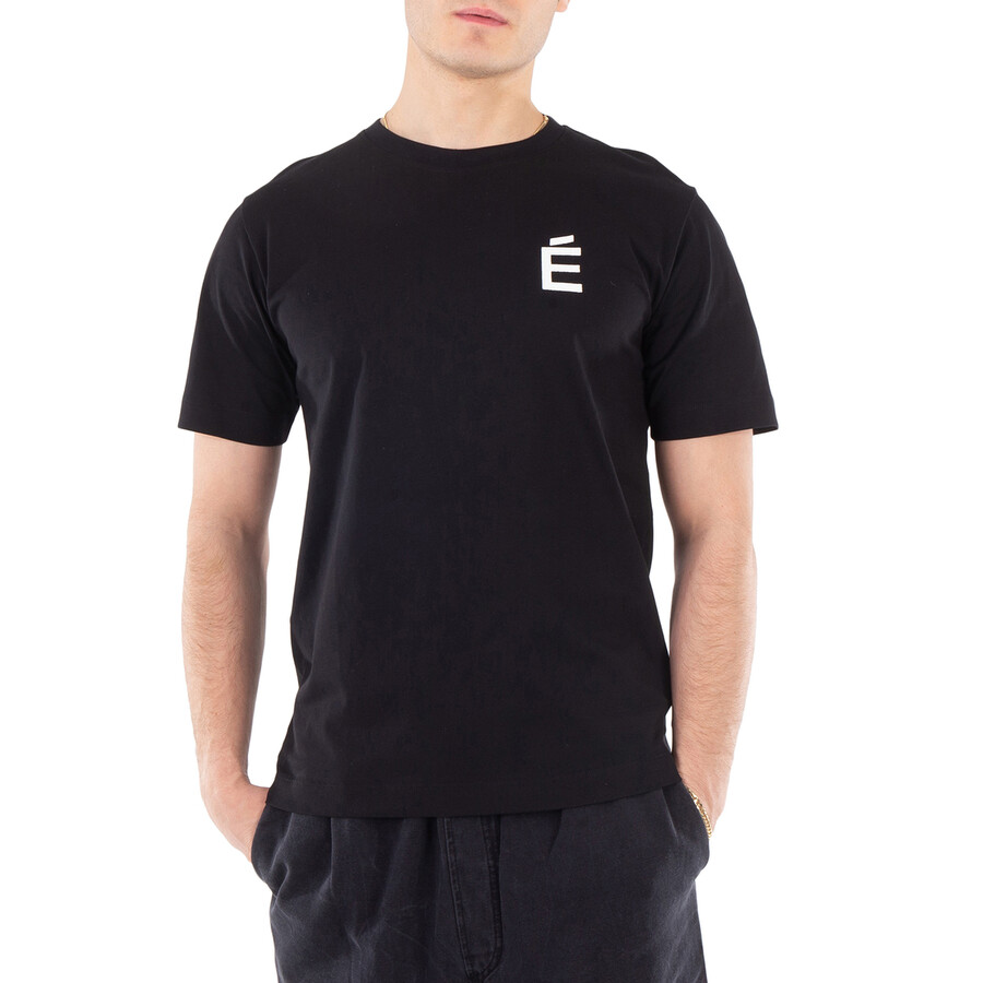 E Logo Embroidered Regular T-Shirt