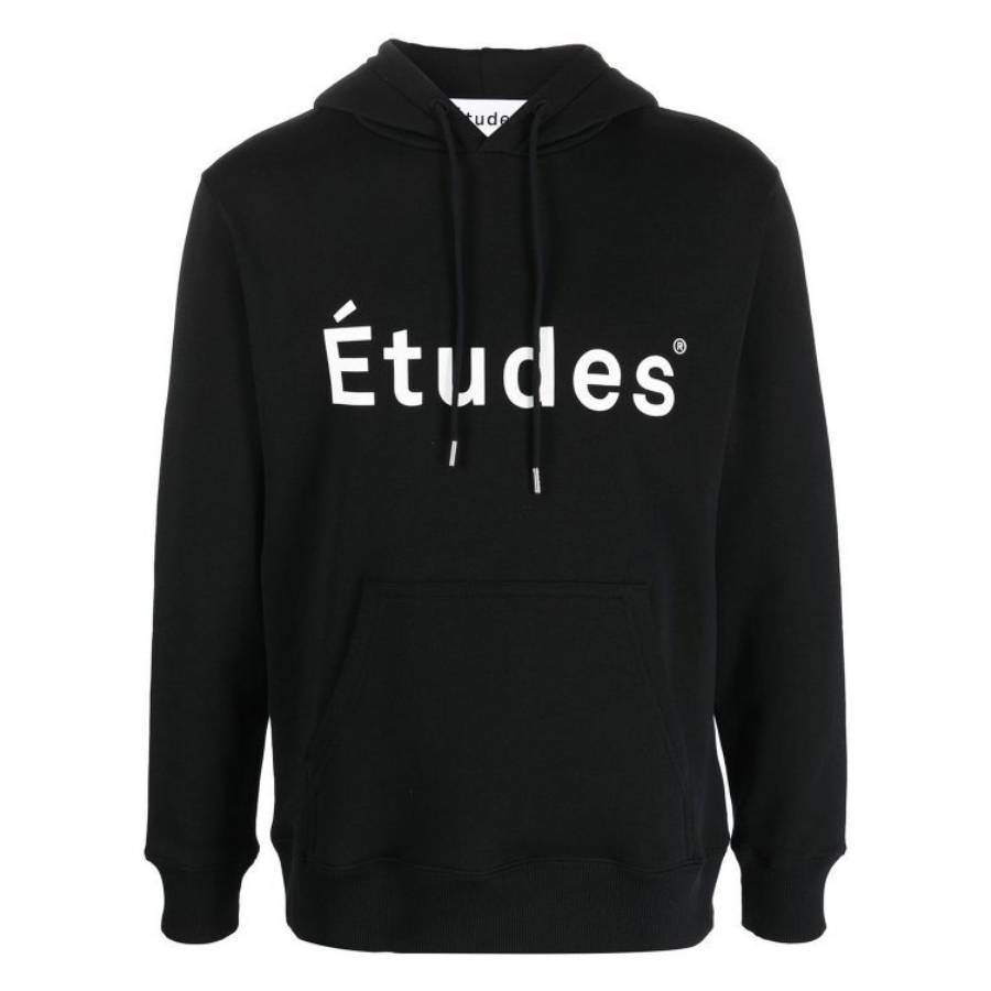 Klein Logo Print Cotton Hoodie