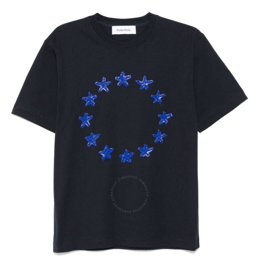ETUDES STUDIO ETUDES STARS PRINT REGULAR COTTON T-SHIRT