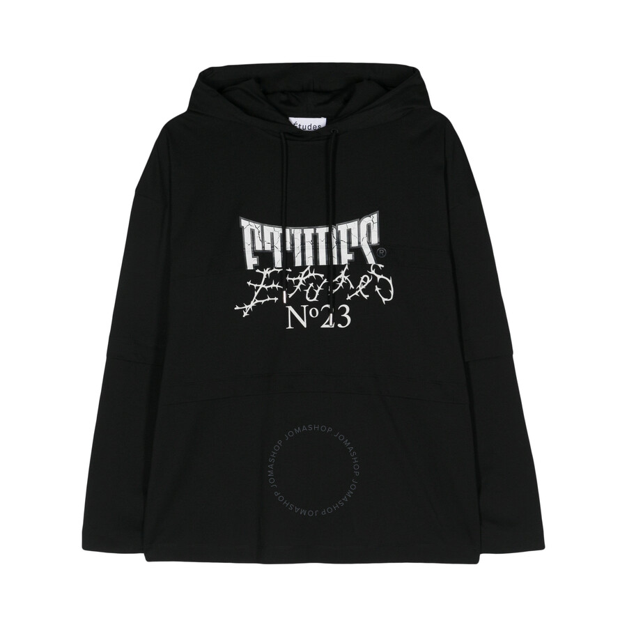 Etudes Studio Etudes The Pave N23 Organic Cotton Hoodie In Black