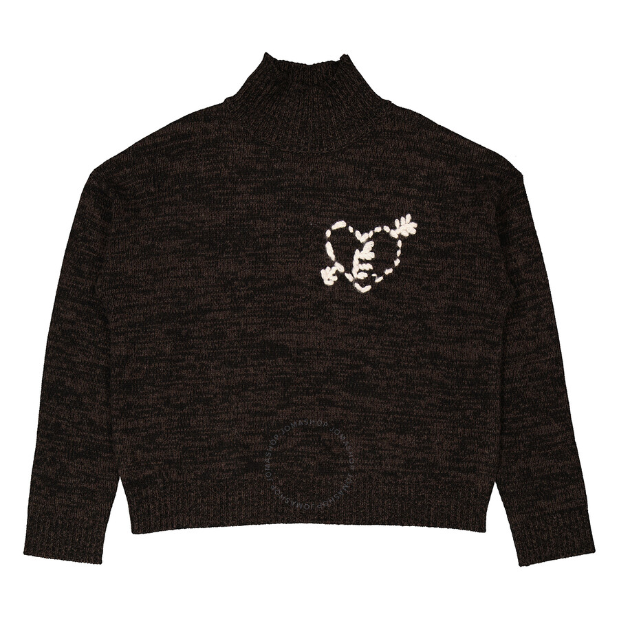 Etudes Studio Etudes Wool Quartier Mouline Jumper In Brown/black