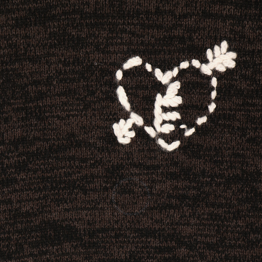 Etudes Studio Etudes Wool Quartier Mouline Jumper In Brown/black
