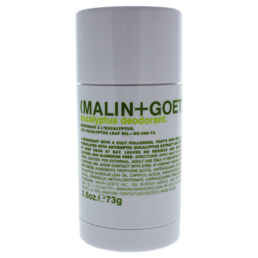 Malin + Goetz Eucalyptus Deodorant Stick By For Unisex - 2.6 oz Deodorant Stick