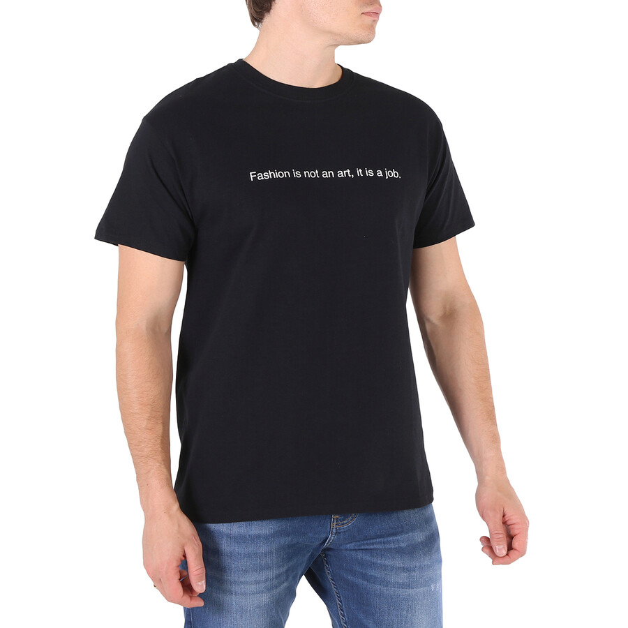 Famt F.a.m.t. Black "fashion Not An Art" In Black