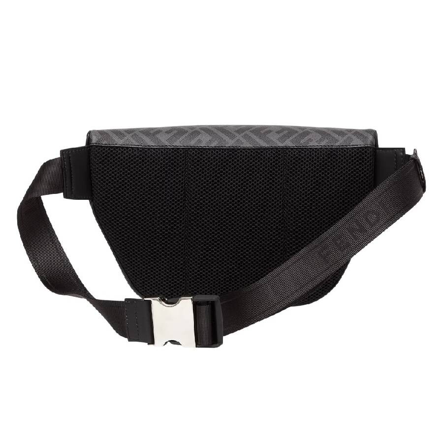 Fendi Adjustable Waist Belt Bag In Black