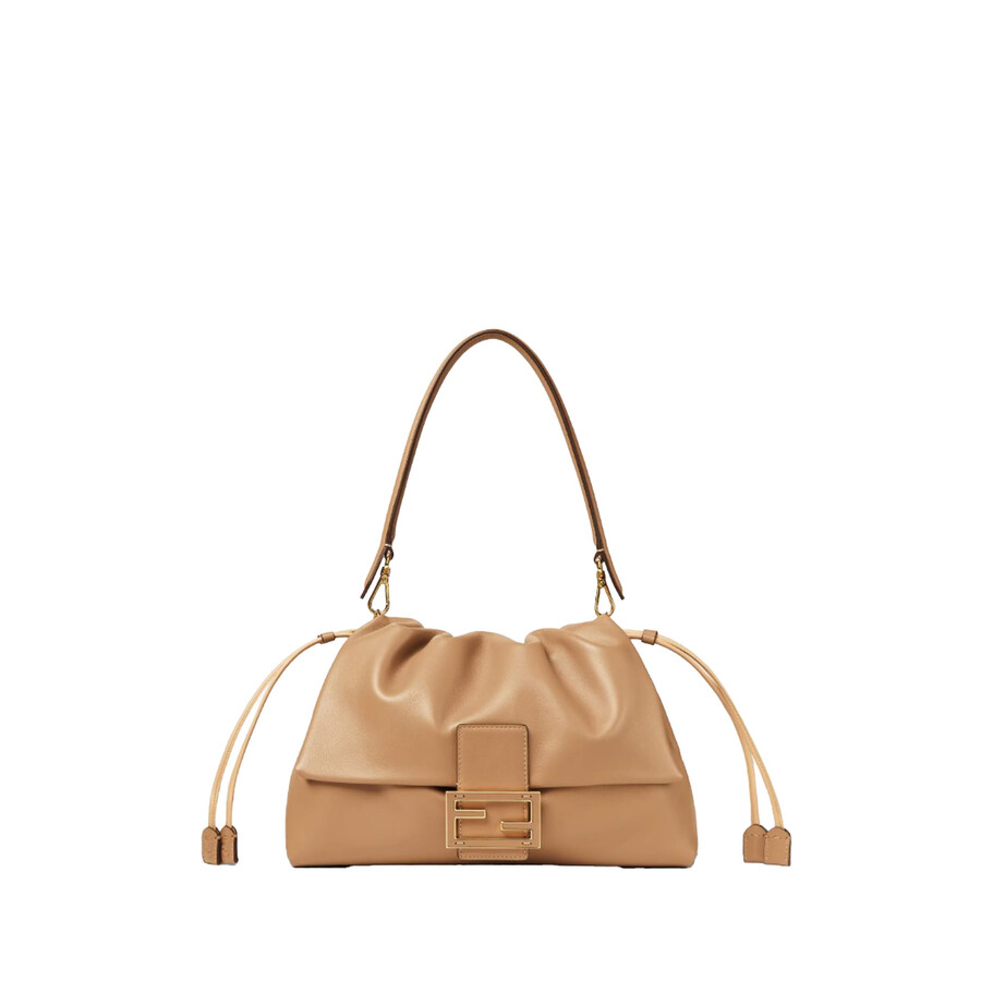 Fendi Mamma Baguette Large In Brown