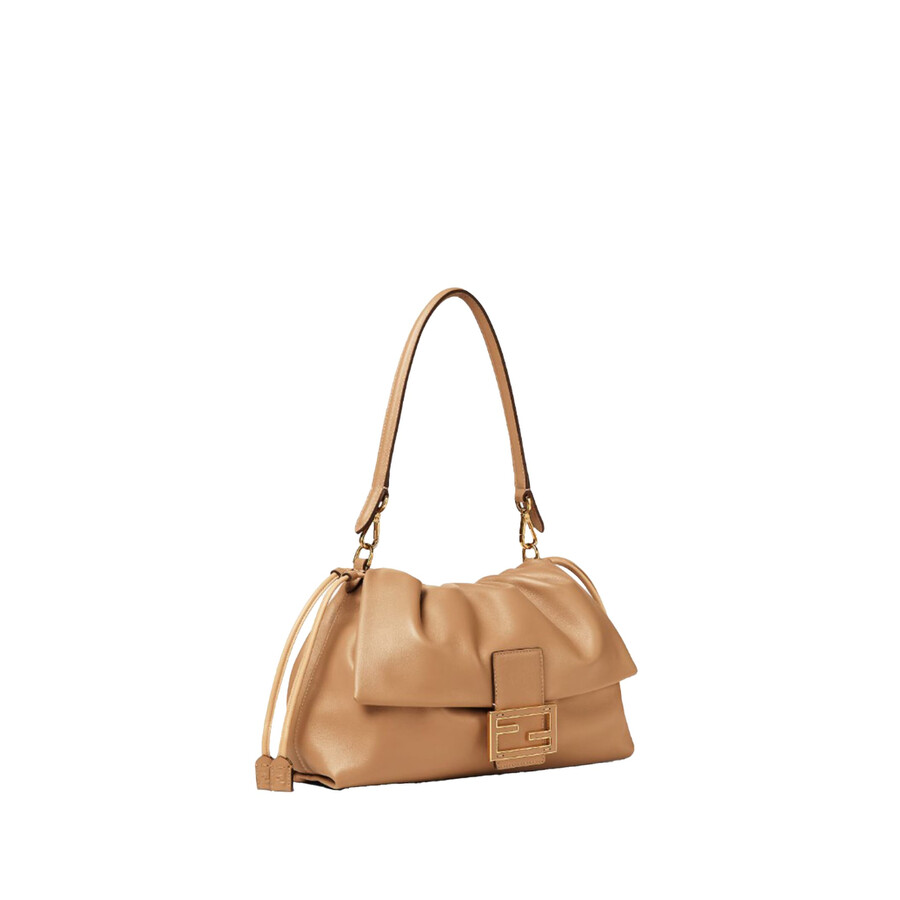 Fendi Mamma Baguette Large In Brown