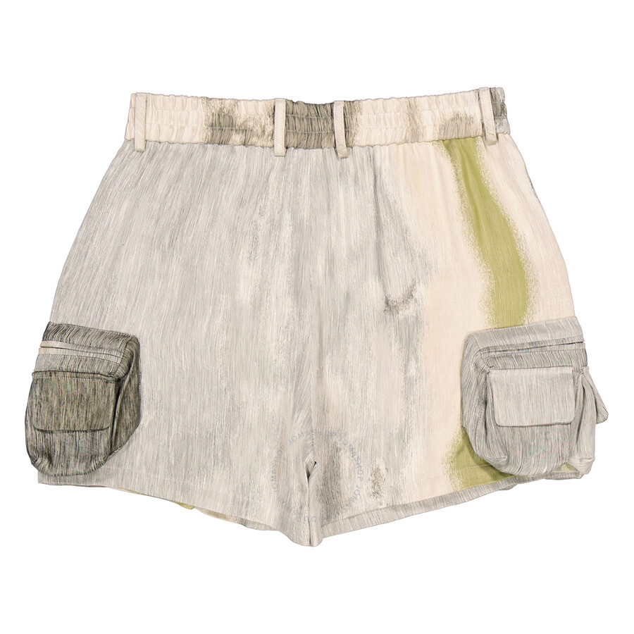 Fendi Abstract-print Two-pocket Shorts