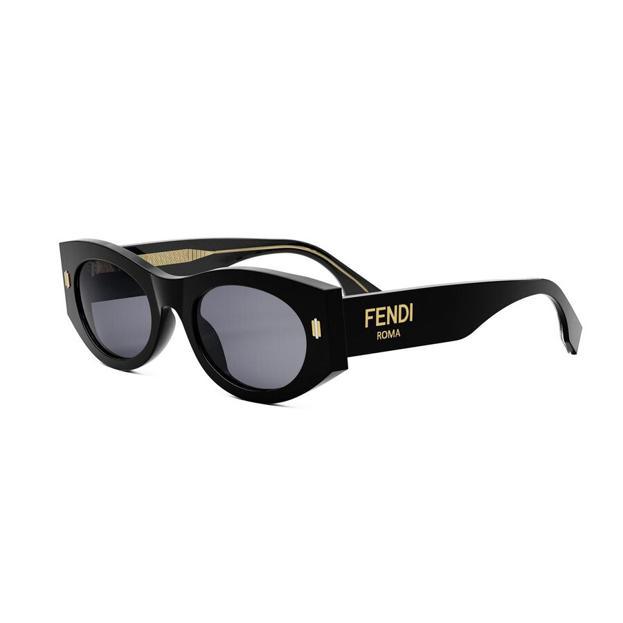 Fendi Fe 40125 I 01v Oval Sunglasses