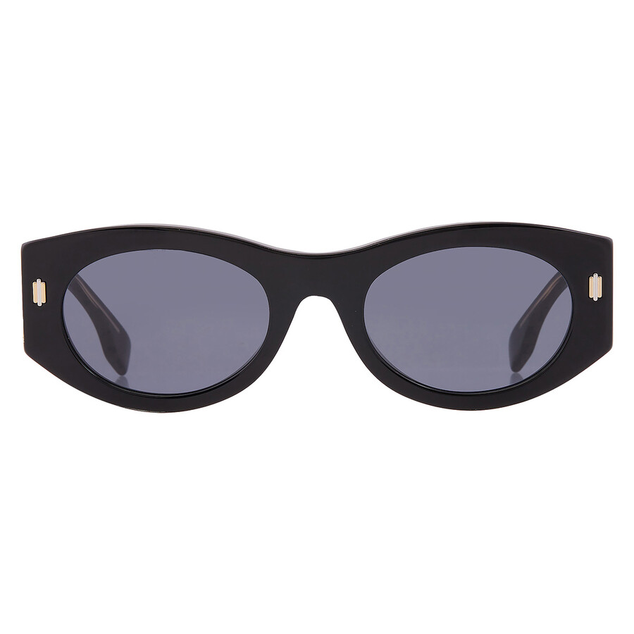 Fendi Blue Oval Ladies Sunglasses FE40125I 01V 52 192337153129