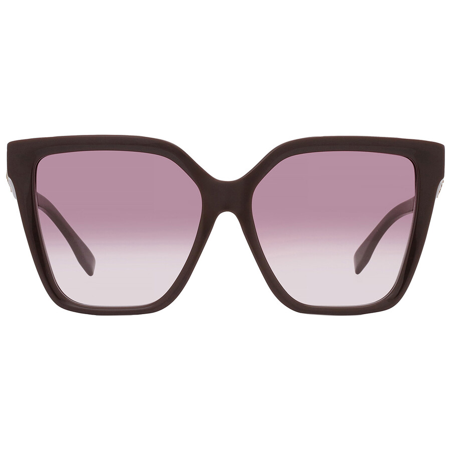 Fendi Bordeaux Gradient Butterfly Ladies Sunglasses FE40086F 50T 57