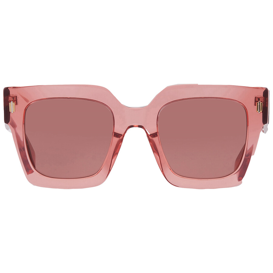サングラス FENDI Woman Sunglasses Burgundy FE40101I 81f FENDI: sunglasses in acetate - Burgundy | Fendi sunglasses