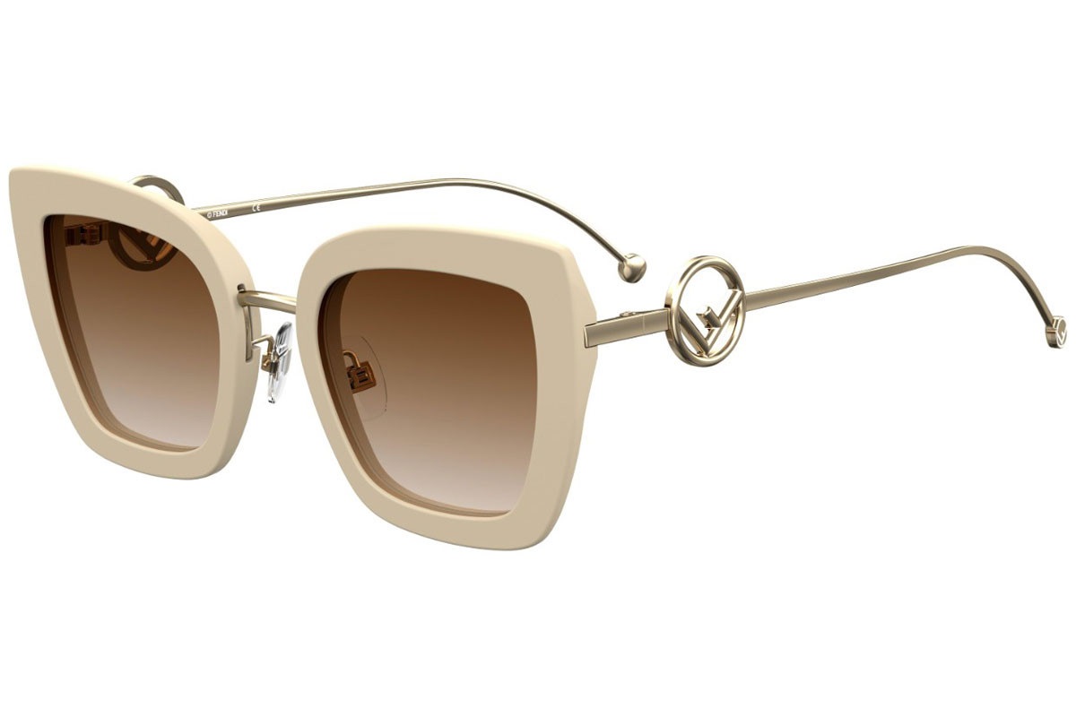 Fendi Brown Gradient Oversized Ladies Sunglasses FF0408S  display picture 1