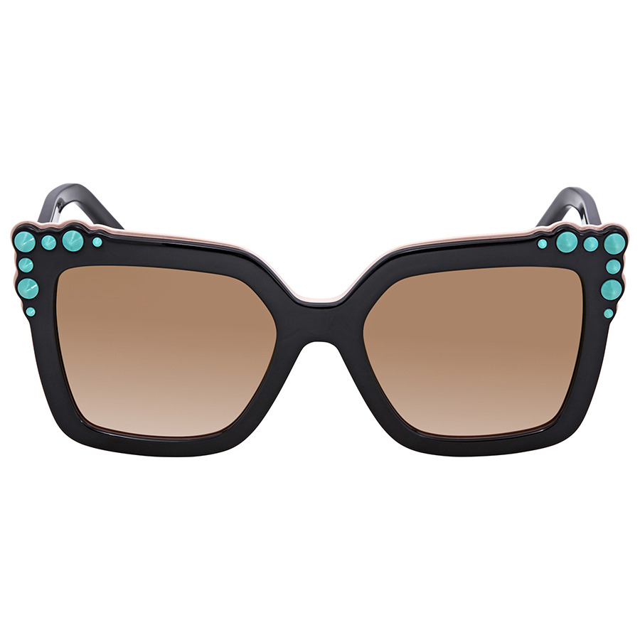 FENDI FF 0360/G/S Tortoise Logo Cat Eye Sunglasses NWT Buy Fendi Brown Tortoise Logo FF 0360/G/S Cat Eye Sunglasses  main image 2