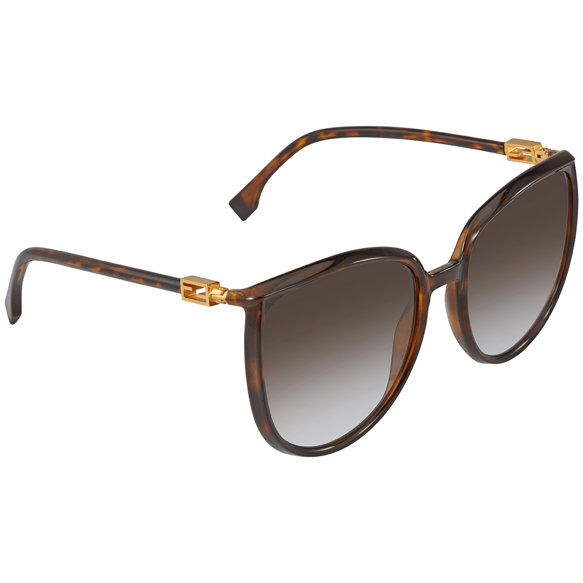 Fendi Brown-Violet Gradient Cat Eye Sunglasses FF 0432/G/S  display picture 1