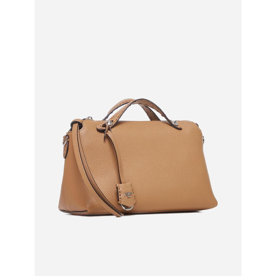 Fendi By The Way Leather Medium Bag In Pink